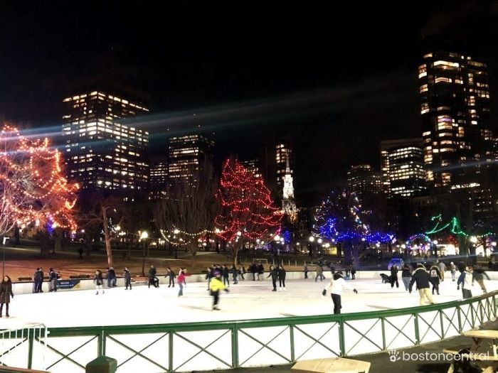 Boston Common Ice Skating Frog Pond